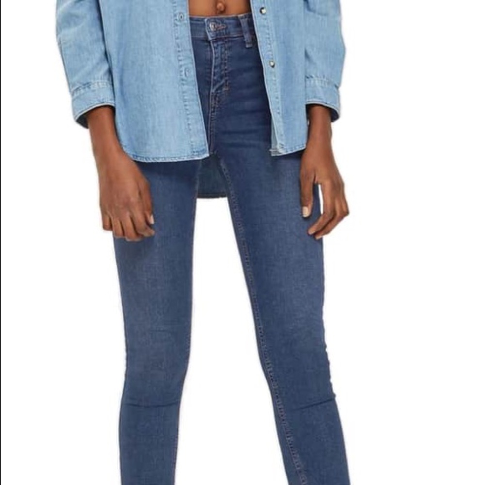 Topshop moto Jamie jeans (size W28) High waist